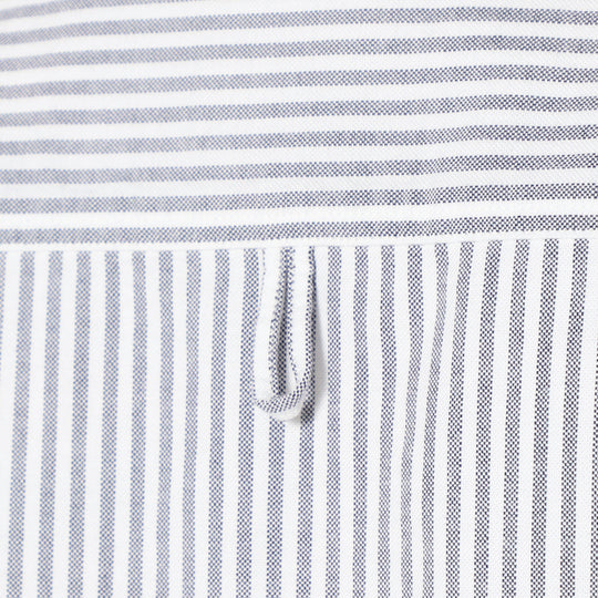 Women's Oxford Band Collar Shirt Pattern