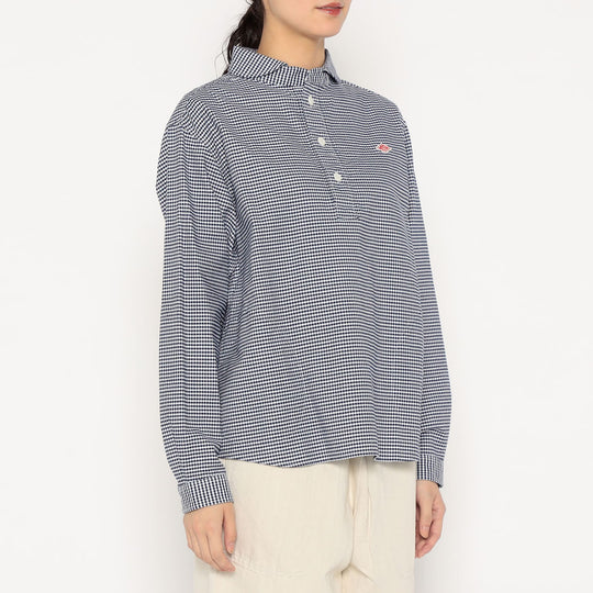 Women's Oxford Round Collar Pullover Shirt Pattern