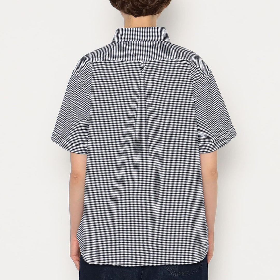 Women's Oxford Round Collar Short Sleeve Pullover Shirt Pattern