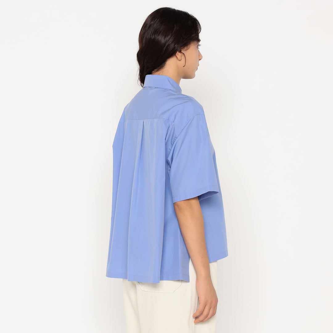 Women's Cotton Poplin Half Sleeve Shirt