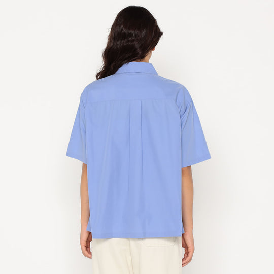 Women's Cotton Poplin Half Sleeve Shirt