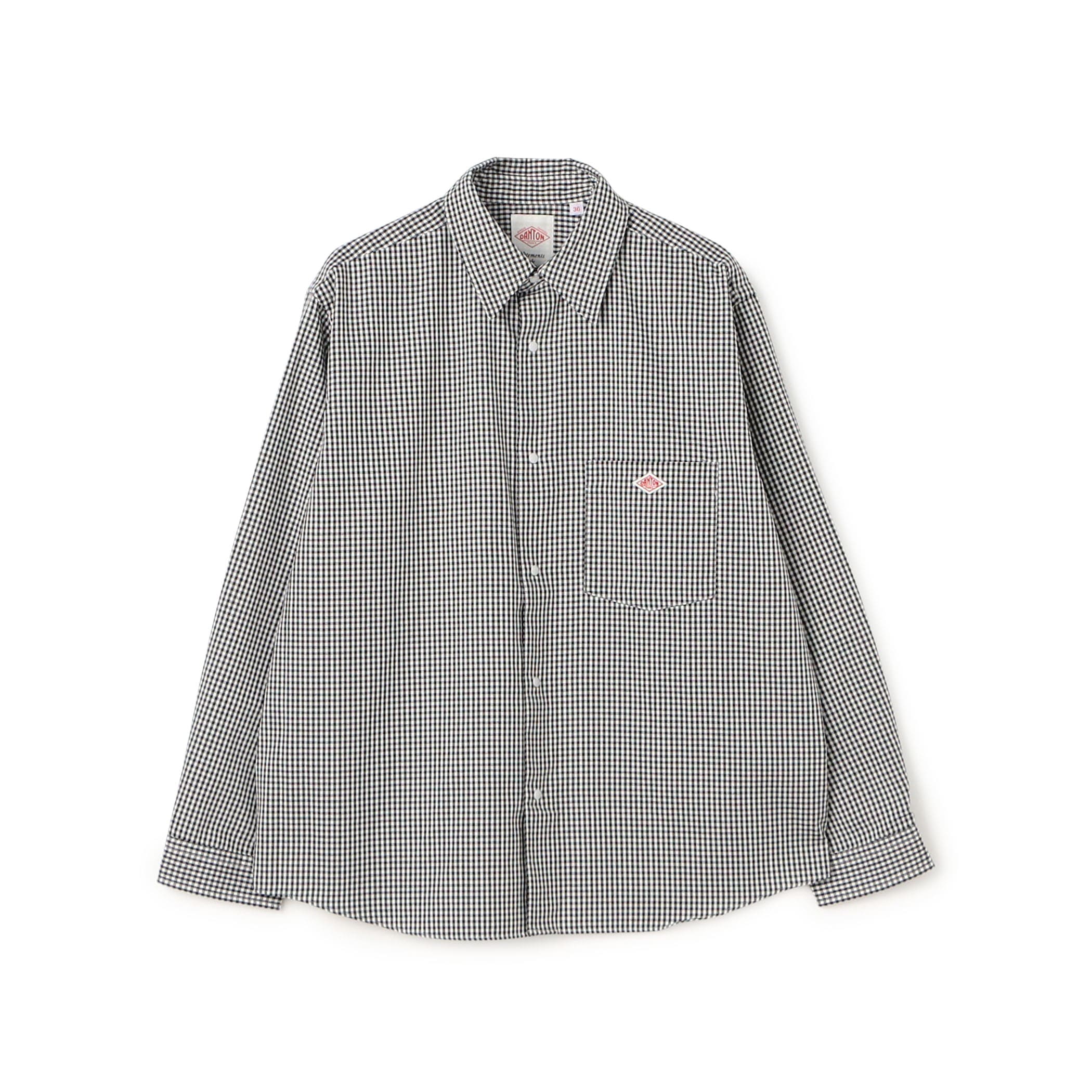DANTON OXFORD B.D SHIRT 44 グレー DANTON Women's Oxford Classic Collar Shirt
