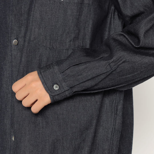 Women's Denim Dungaree Classic Collar Shirt