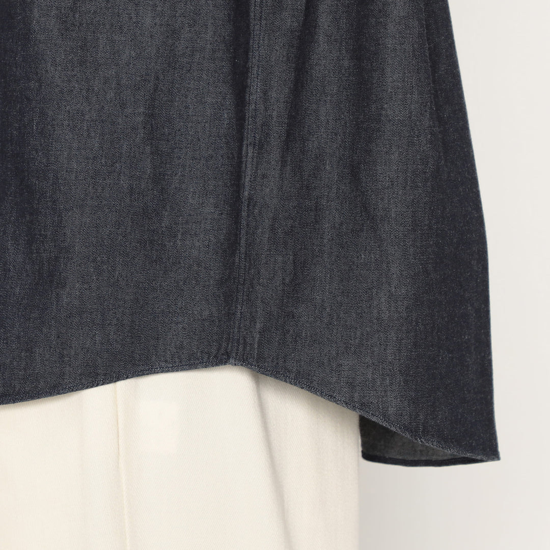 Women's Denim Dungaree Classic Collar Shirt