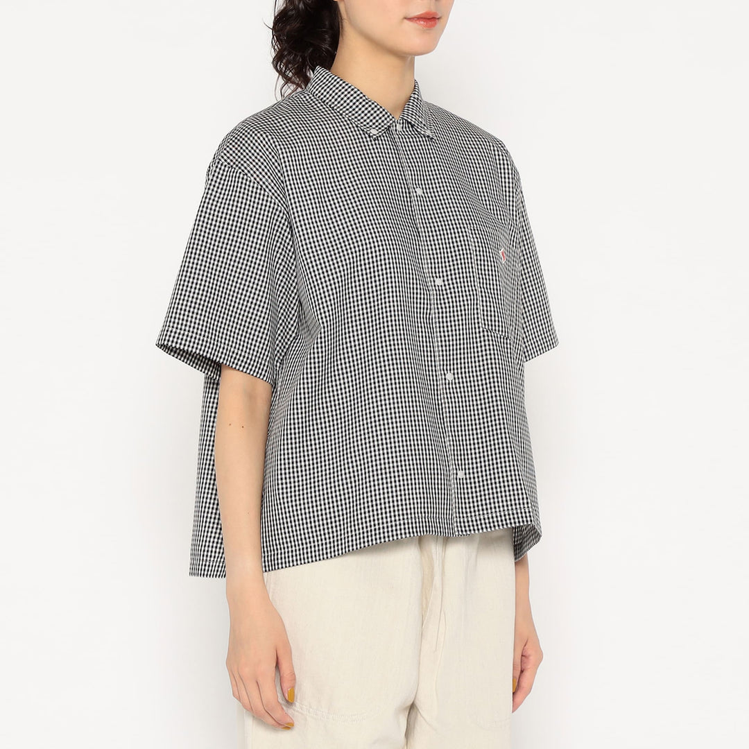 Women's Oxford Short Sleeve Button-Down Shirt