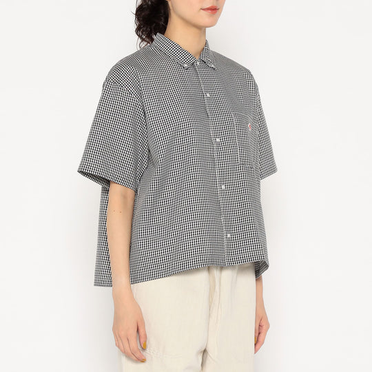 Women's Oxford Short Sleeve Button-Down Shirt