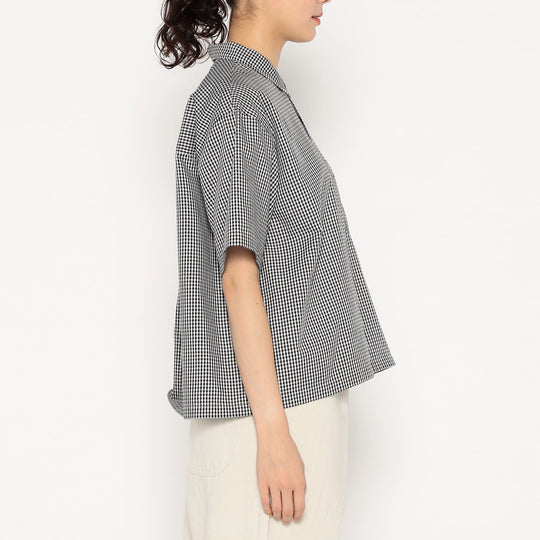 Women's Oxford Short Sleeve Button-Down Shirt