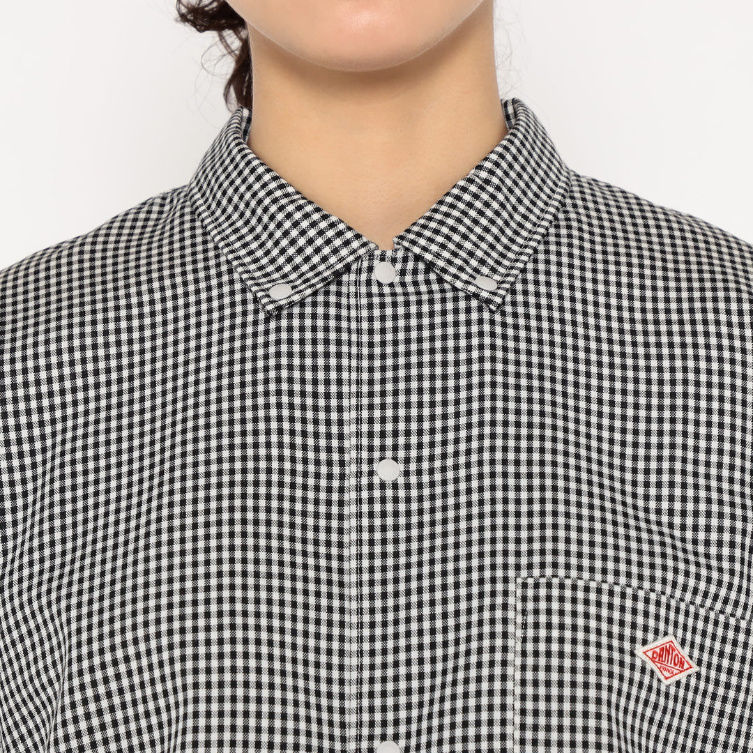 Women's Oxford Short Sleeve Button-Down Shirt