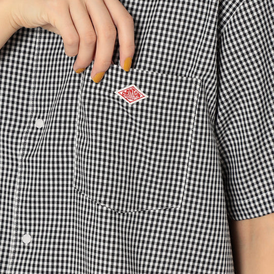 Women's Oxford Short Sleeve Button-Down Shirt