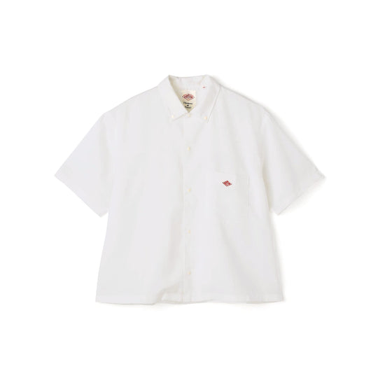 Women's Oxford Short Sleeve Button-Down Shirt