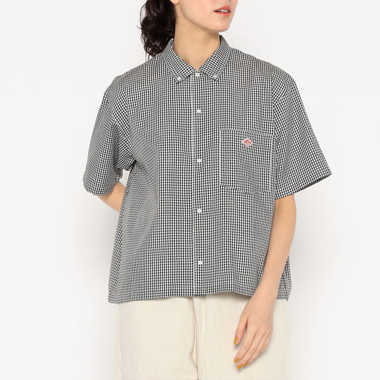 Women's Oxford Short Sleeve Button-Down Shirt