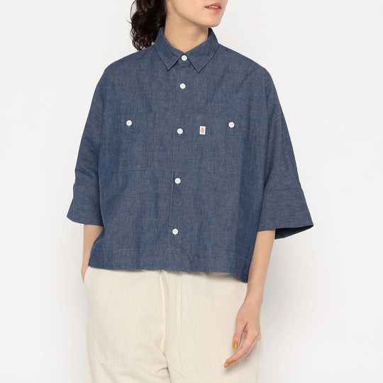 Women's Cotton Chambray Work Shirt