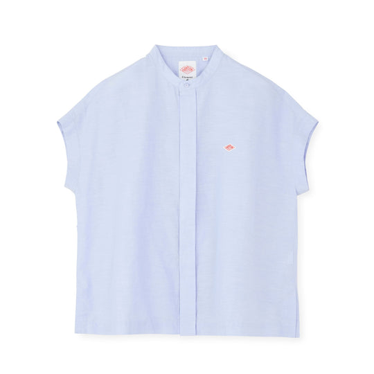 Women's Cotton Linen Slub Sleeveless Shirt
