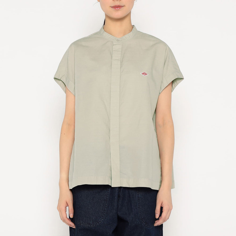 Women's Cotton Linen Slub Sleeveless Shirt