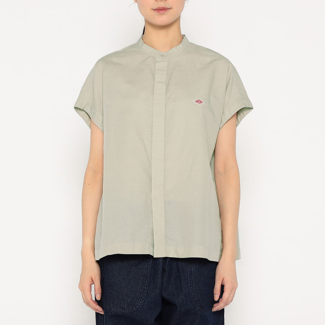 Women's Cotton Linen Slub Sleeveless Shirt