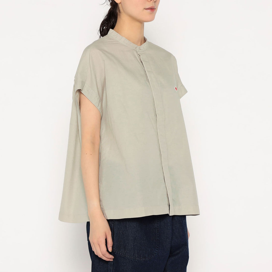 Women's Cotton Linen Slub Sleeveless Shirt