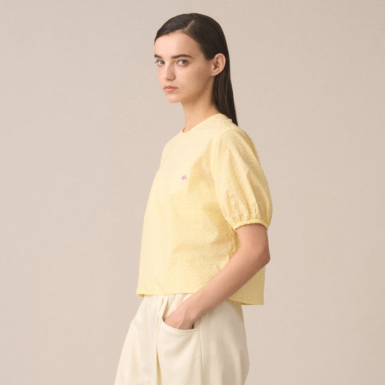 Women's Seersucker Pullover Blouse