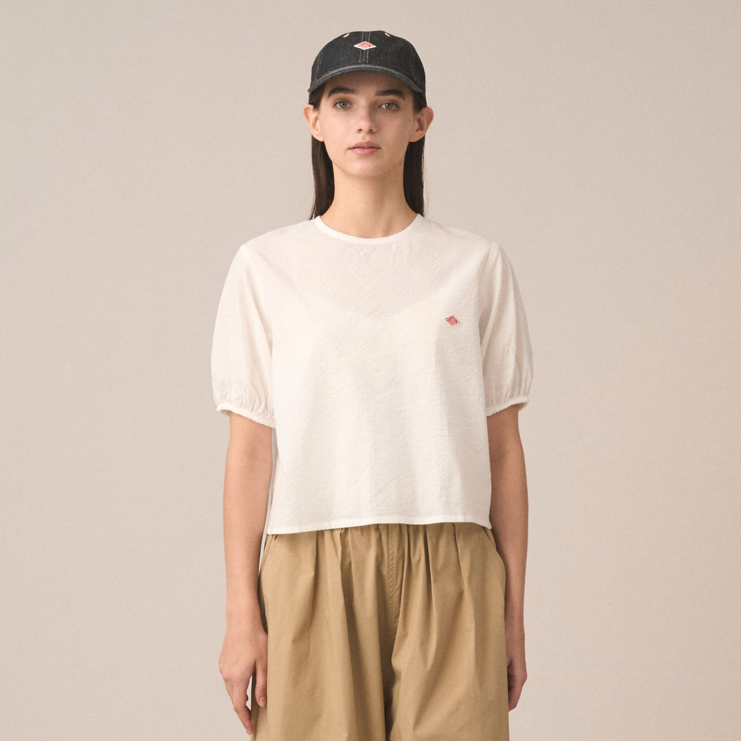 Women's Seersucker Pullover Blouse