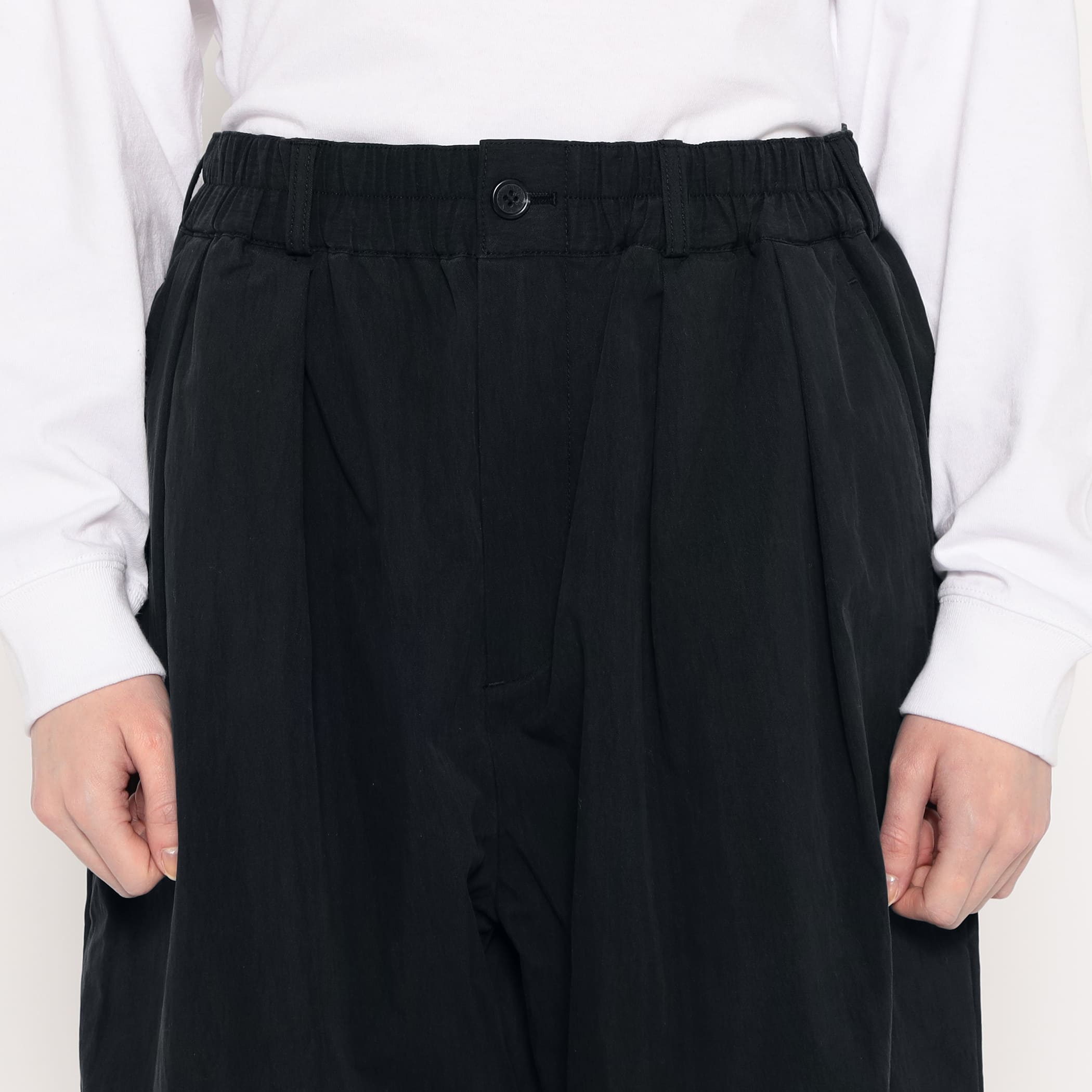 DANTON Women's C/N Twill Double Pleated Easy Pants
