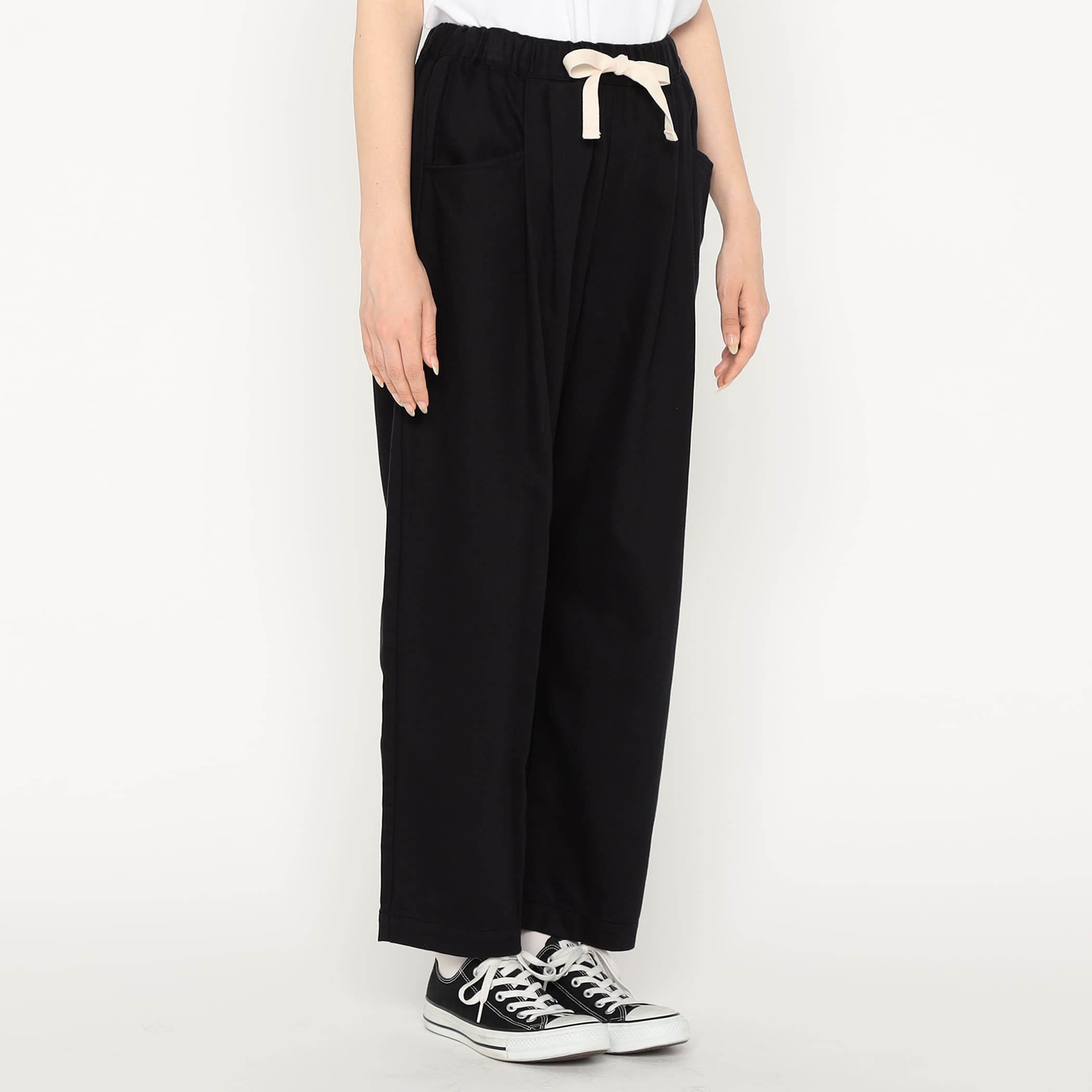 DANTON Women's Lightweight Twill 2tuck Easy Pants