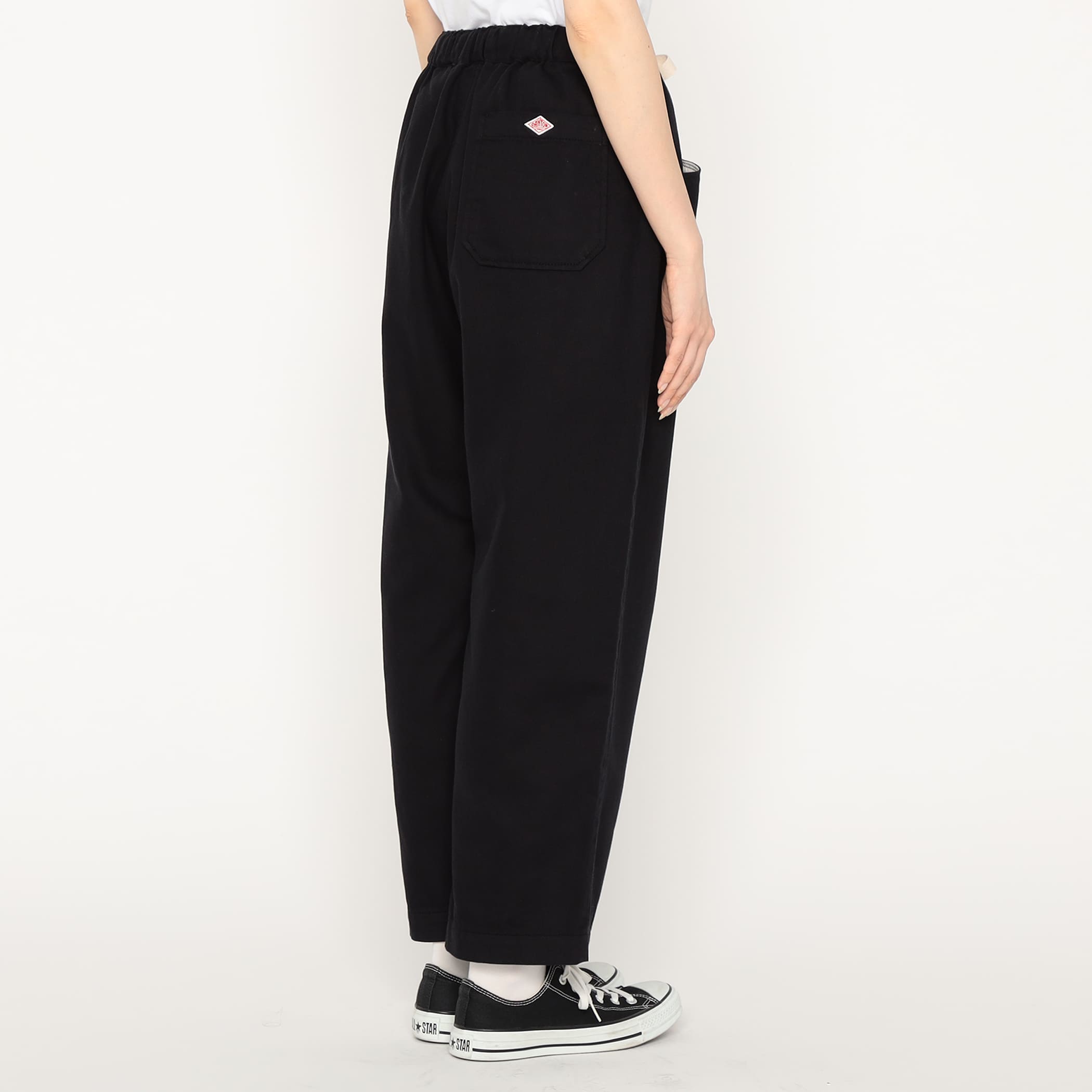 DANTON Women's Lightweight Twill 2tuck Easy Pants