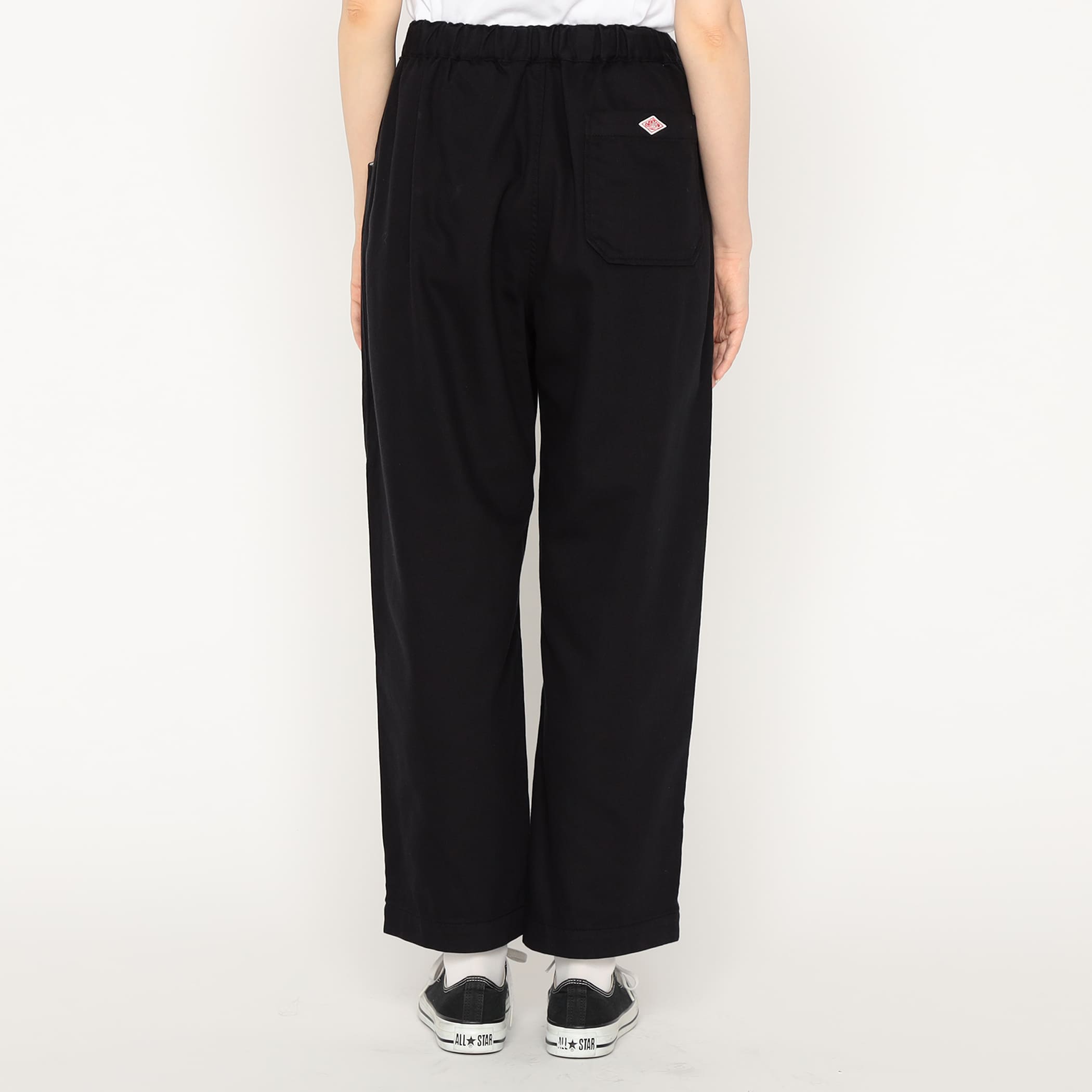 DANTON Women's Lightweight Twill 2tuck Easy Pants