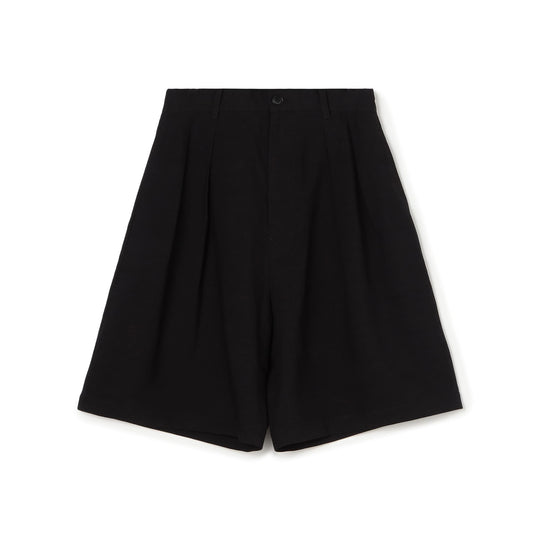 Women's Linen-Blend Double Pleated Shorts