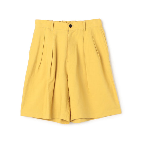 Women's Linen-Blend Double Pleated Shorts