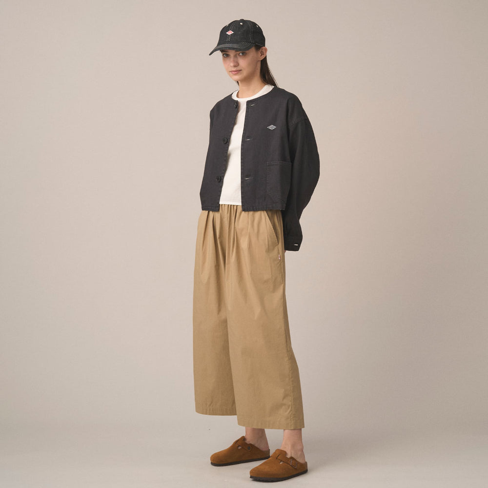 Women's Typewriter Cropped Wide Pants