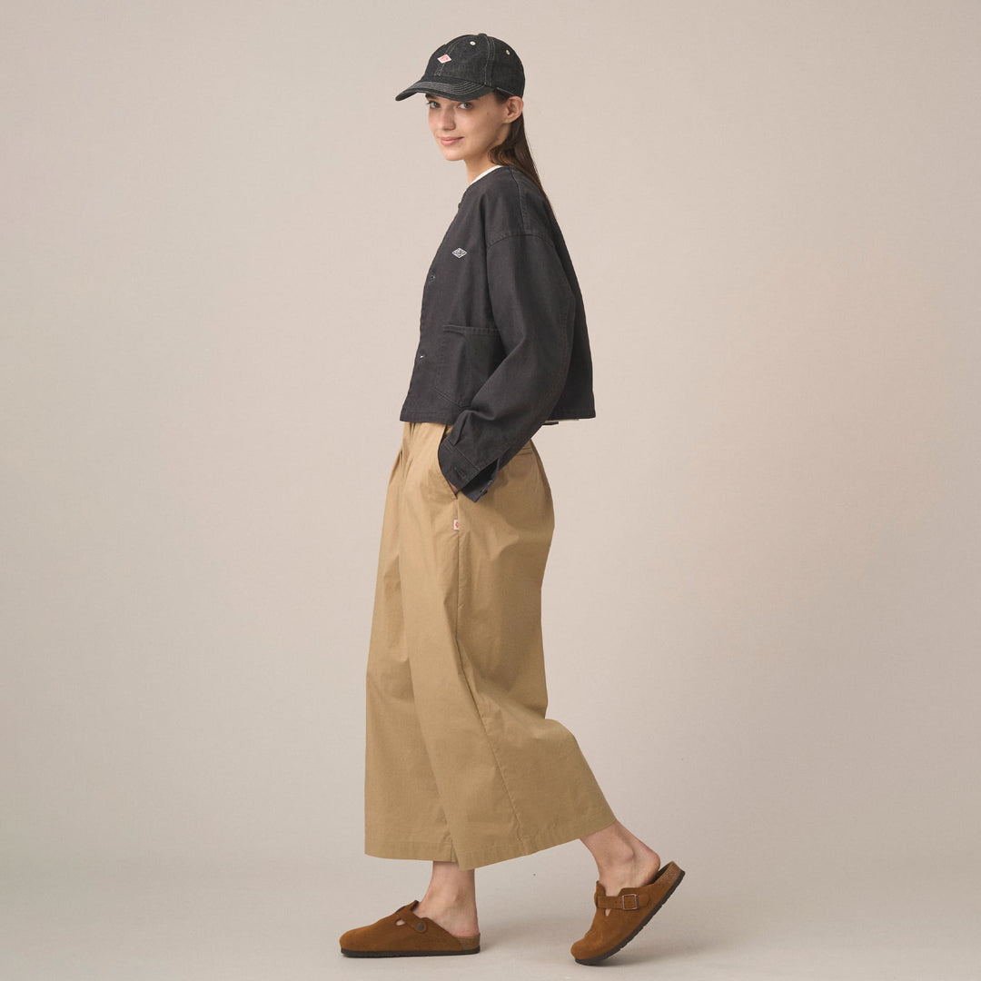 Women's Typewriter Cropped Wide Pants