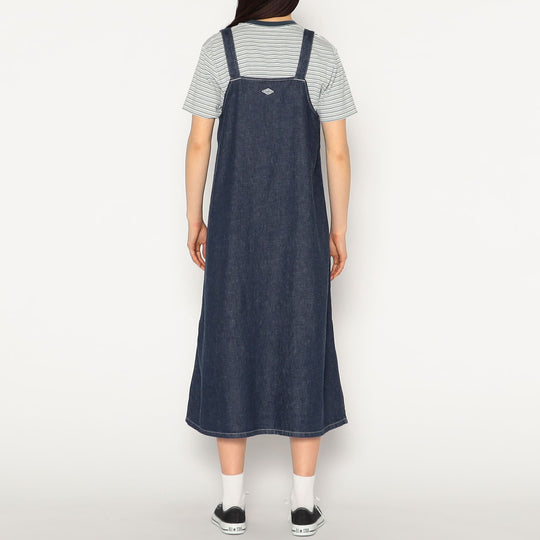 Women's Denim Overalls Skirt