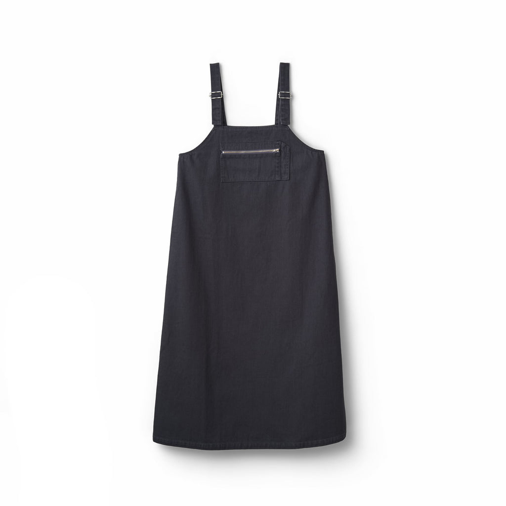 DANTON Women's Cotton Drill Overalls Skirt