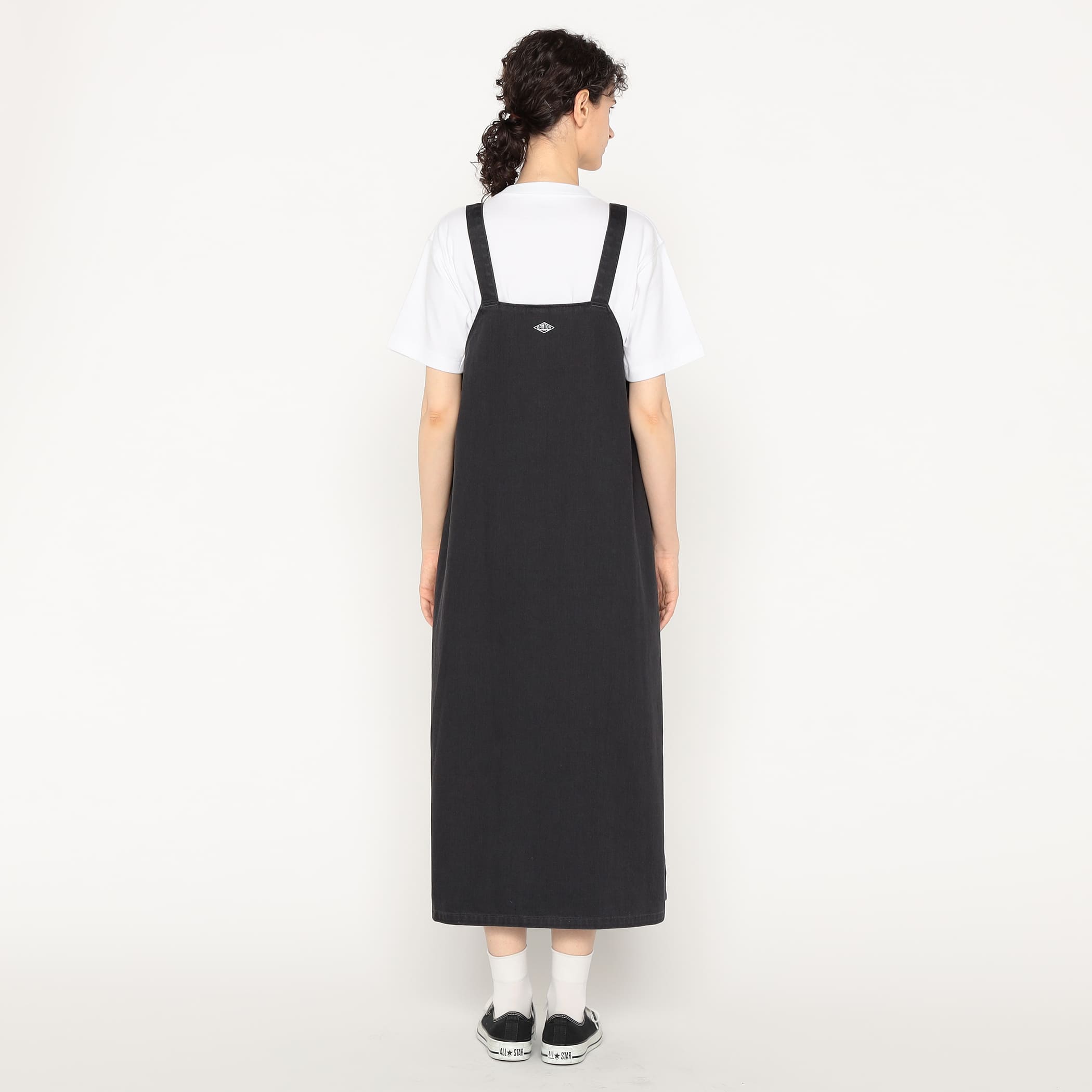 DANTON Women's Cotton Drill Overalls Skirt