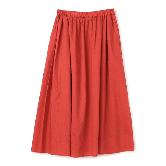 Women's Seersucker Gather Skirt