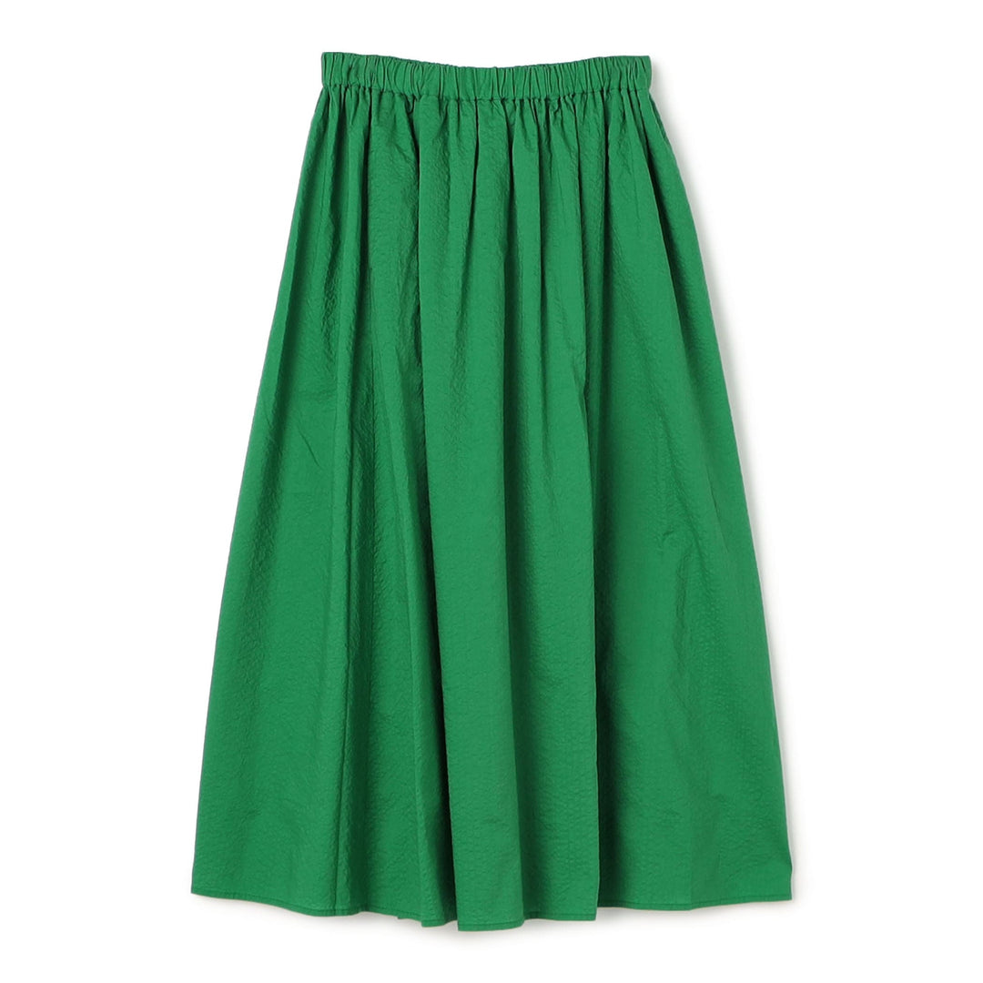 Women's Seersucker Gather Skirt