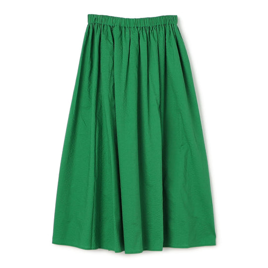 Women's Seersucker Gather Skirt