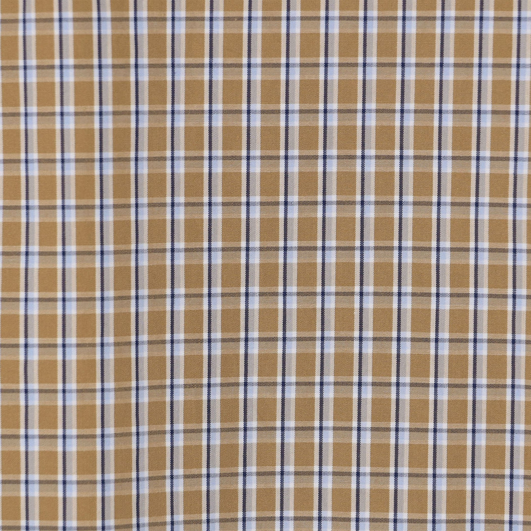 Women's Cotton Poplin Pullover Shirt Dress Plaid
