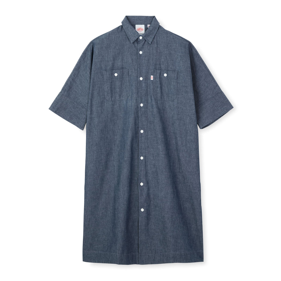 cotton chambray shirt dress Women's Cotton Chambray Work Shirt Dress