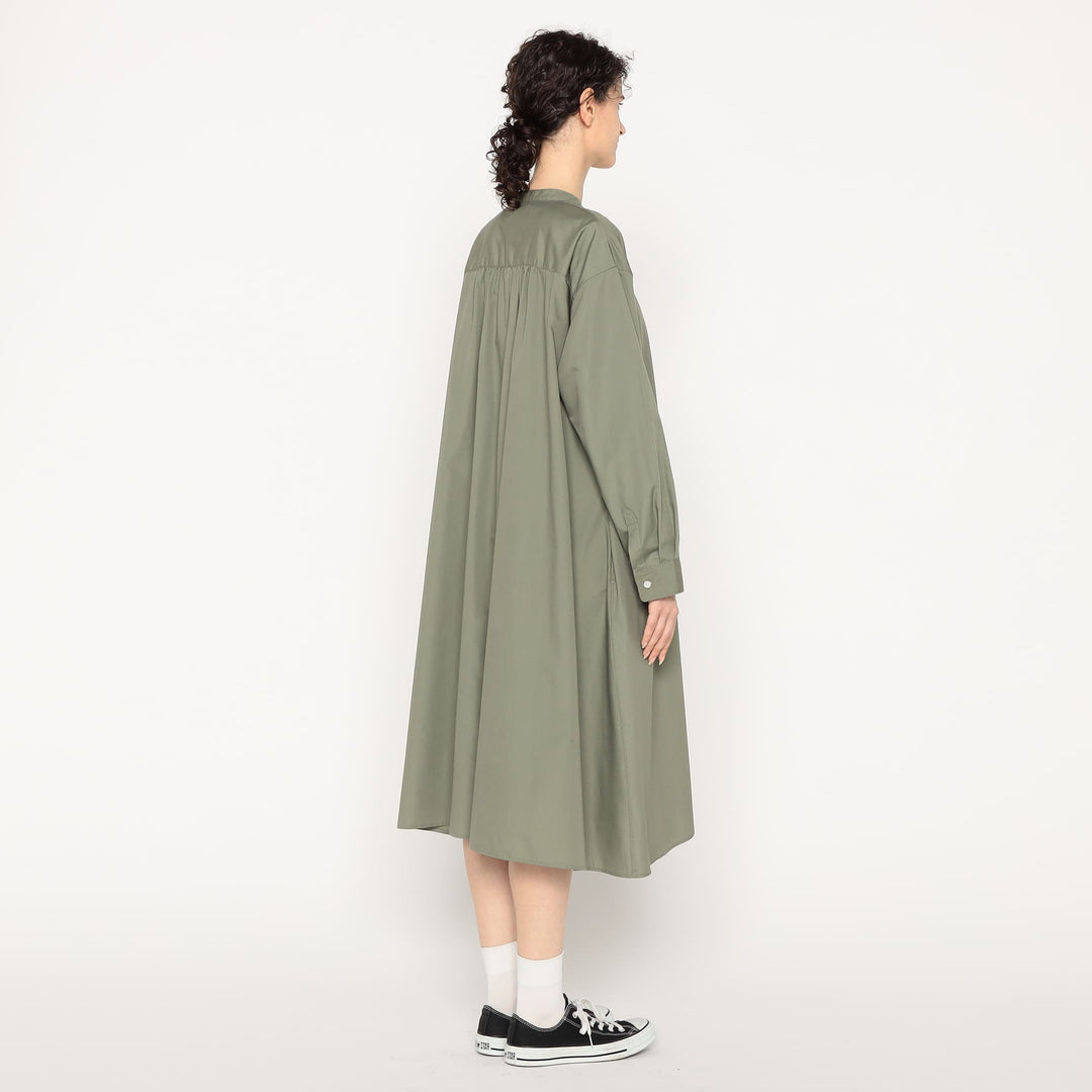 Women's T/C Broadcloth Gathered Shirt Dress