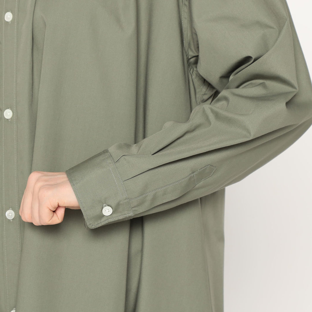 Women's T/C Broadcloth Gathered Shirt Dress