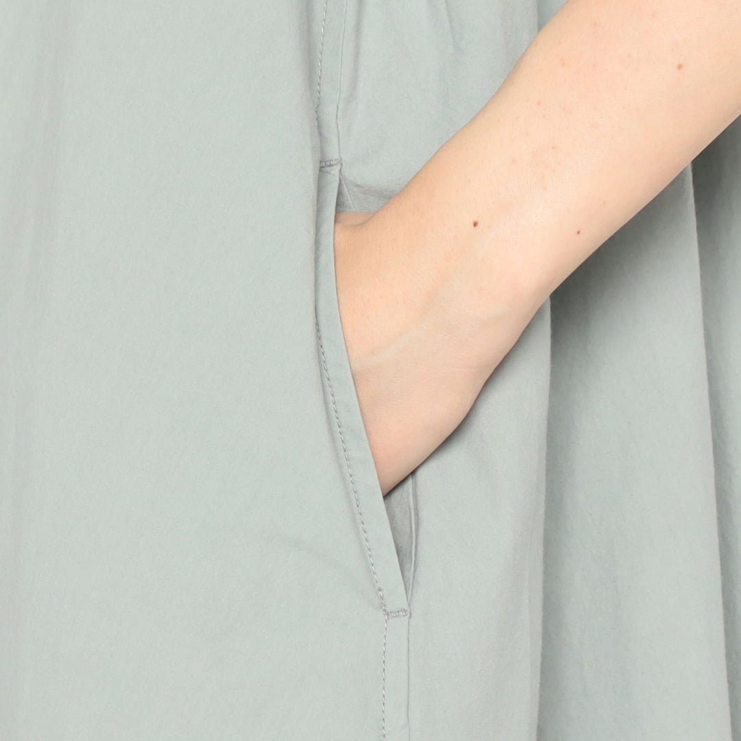 Women's High Count Cotton V Neck Dress