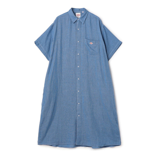 Store-Exclusive Women's Dobby Cloth Shirt Dress