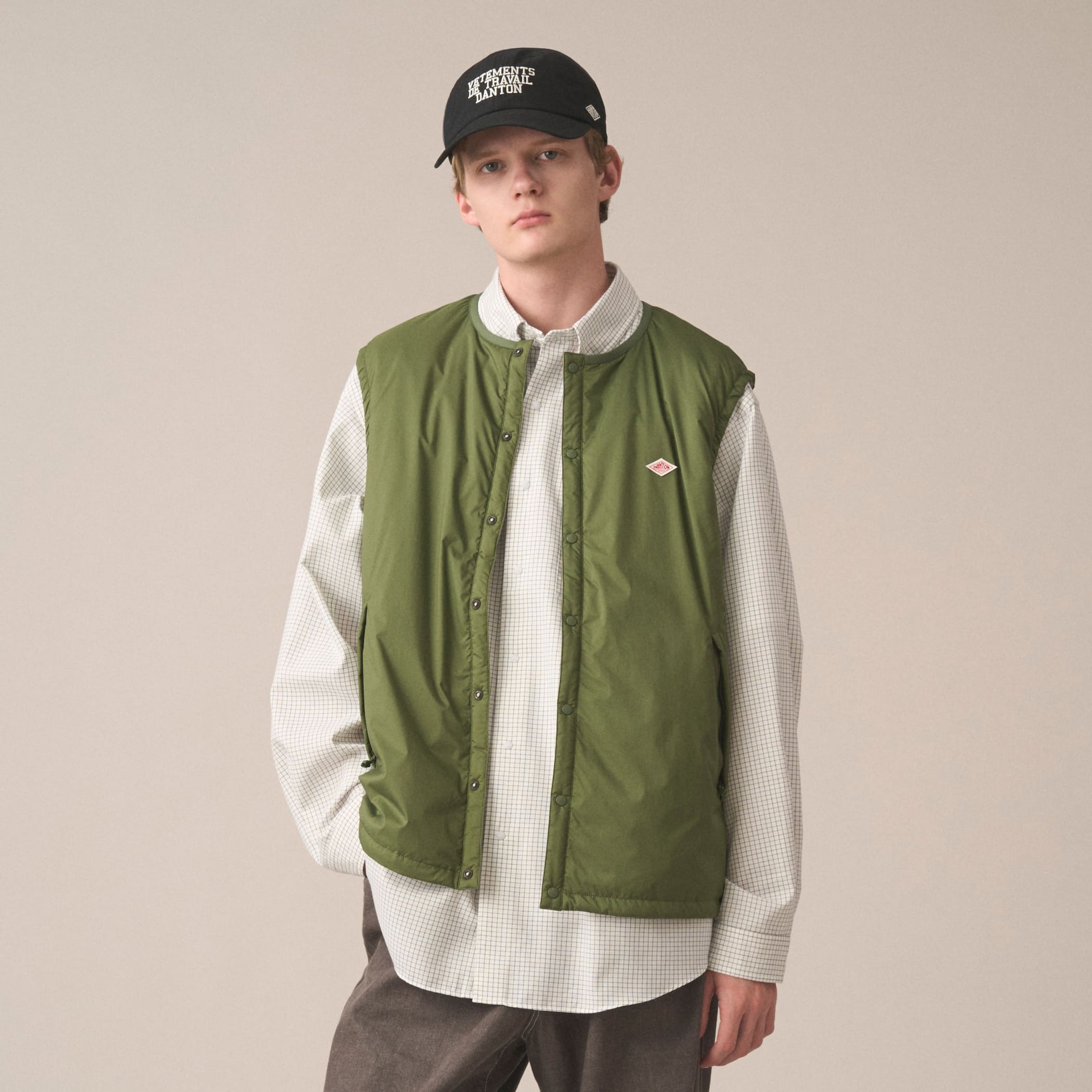 DANTON Men's Insulation Collarless Vest