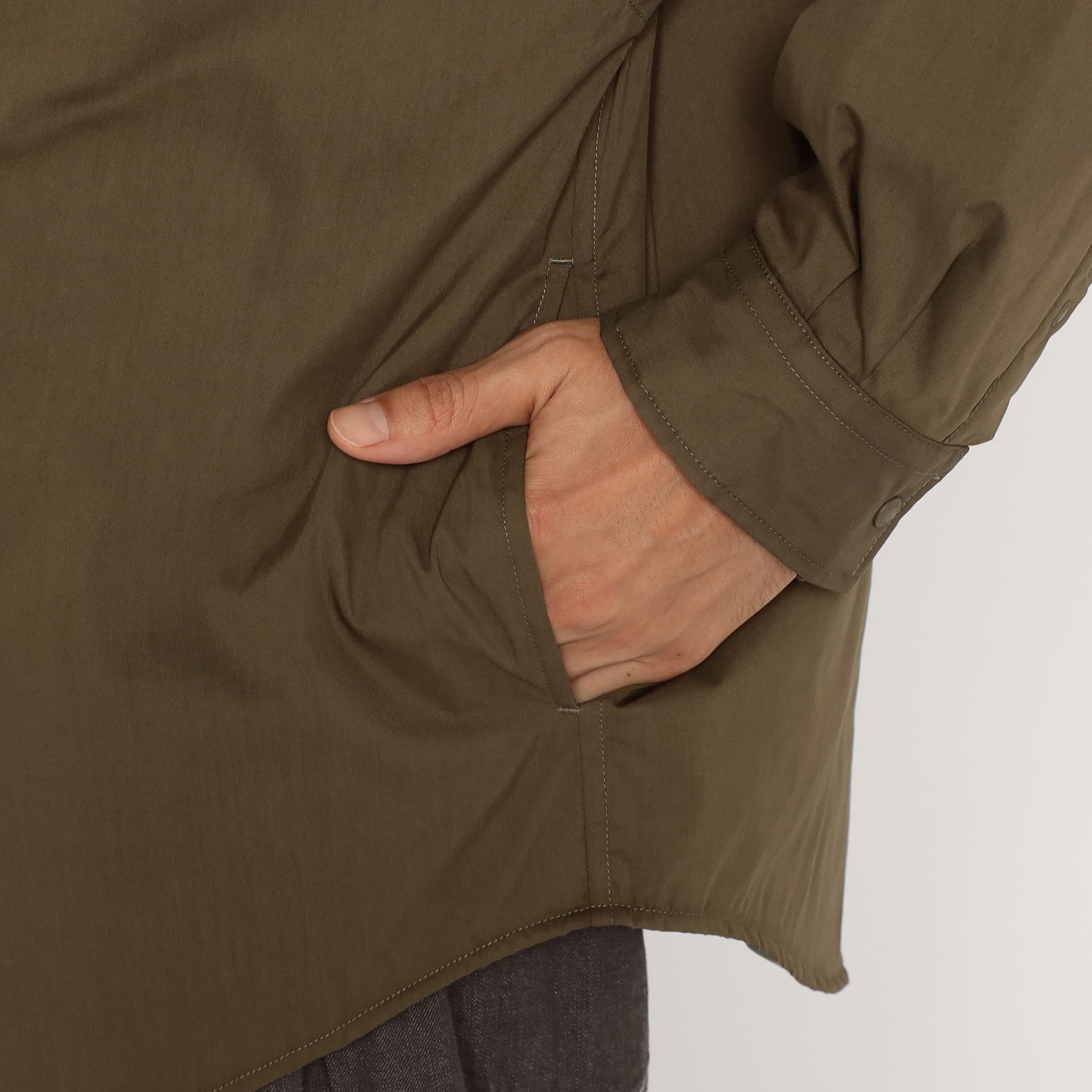 DANTON Men's Insulation Stand Collar Shirt Jacket