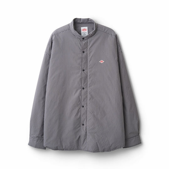 Men's Insulation Stand Collar Shirt Jacket Plaid