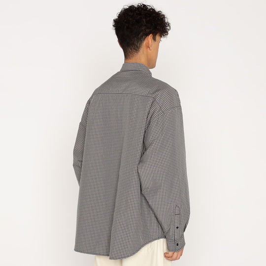 Men's Insulation Stand Collar Shirt Jacket Plaid