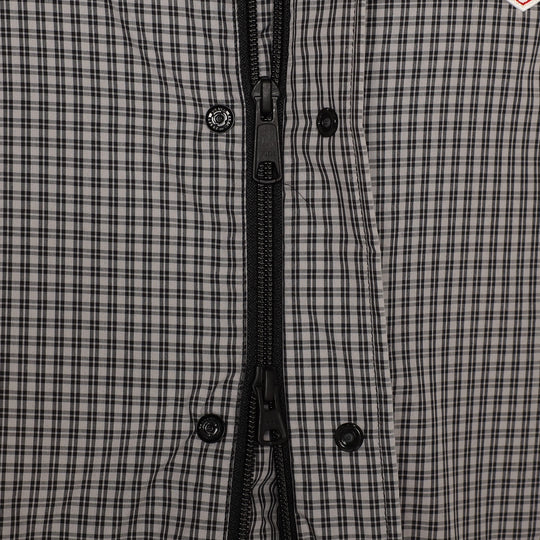 Men's Insulation Stand Collar Shirt Jacket Plaid