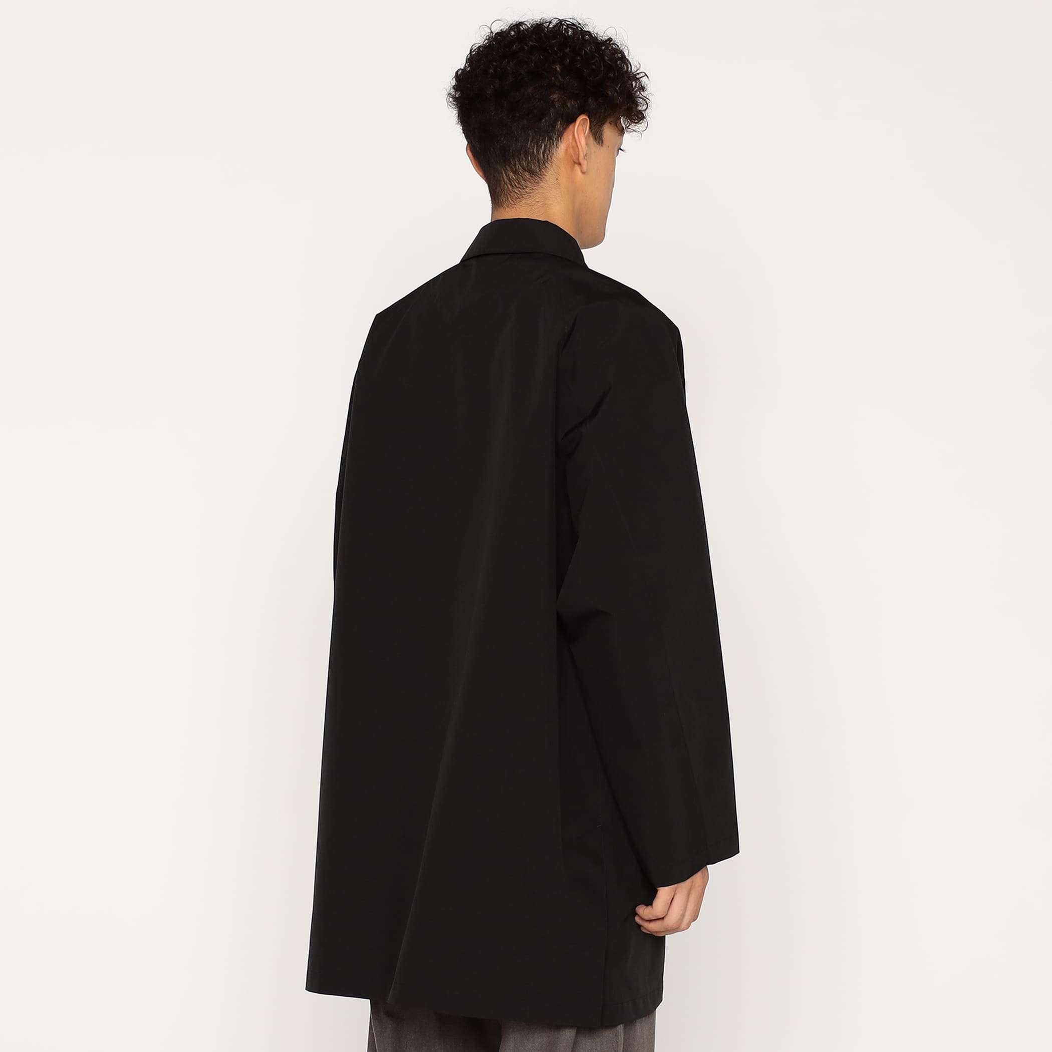 DANTON Men's 3-Layer Cloth Balmacaan Mid-length Coat