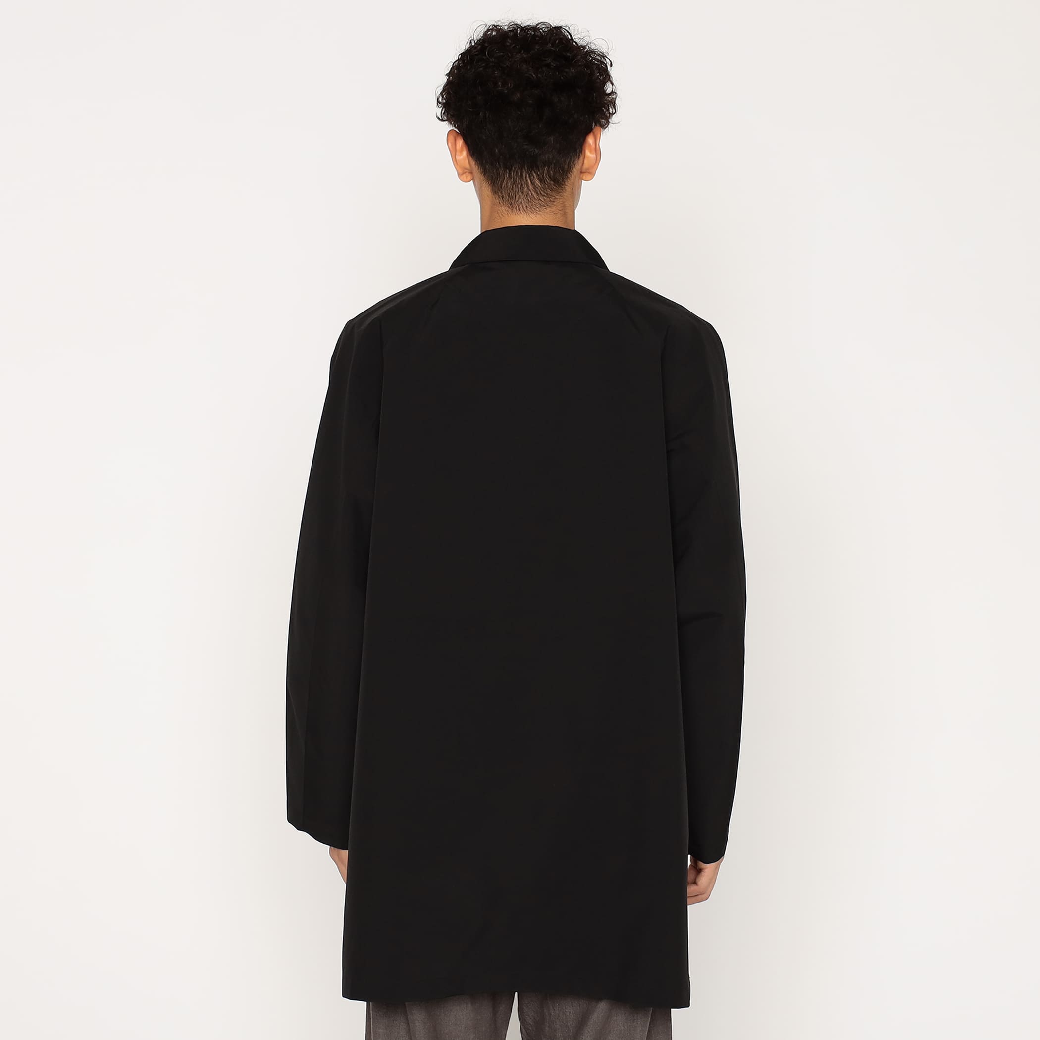 DANTON Men's 3-Layer Cloth Balmacaan Mid-length Coat