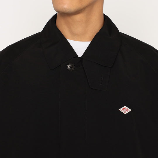 Men's 3-Layer Cloth Balmacaan Mid-length Coat